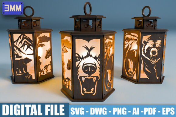 3D Bear Lantern Laser Cut Files: A Practical Evaluation for Makers