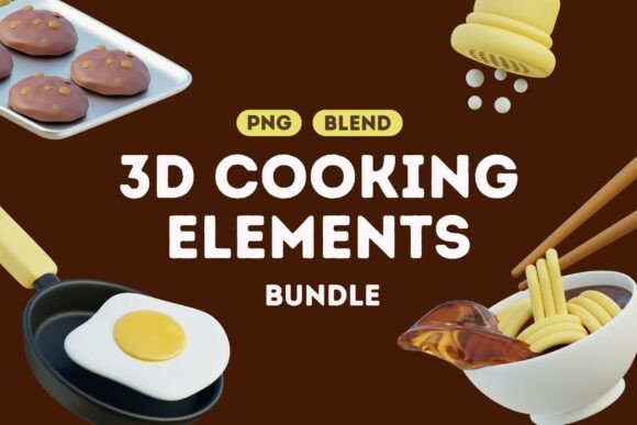 3D Cooking Elements Bundle: A Practical Guide to Elevating Your Digital Food Content