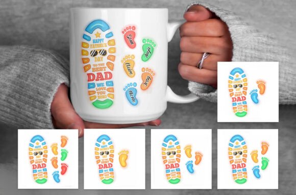 3D Dad Personalized Inflated Mug Wrap: A Modern Approach to Custom Father's Day Gifts