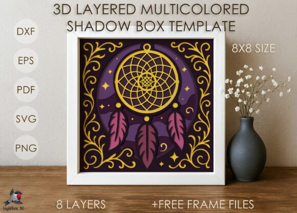 3D Dreamcatcher Shadow Box SVG Template: A Practical Guide to Flawless Results