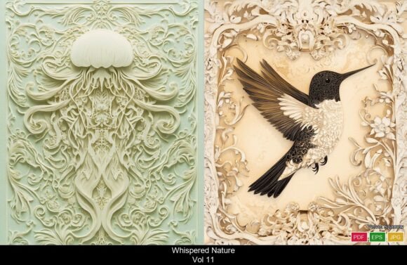 3D Paper Relief Illustrations Vol 11