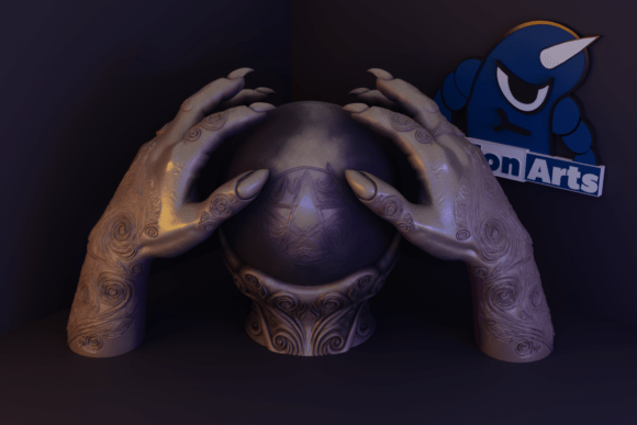Bringing the Mystic Hands 3D Model for 3D Printing to Life: A Symbol of Energy and Spirituality