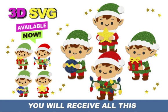 Christmas Elves 3D SVG: A Guide for Creators