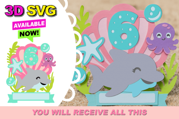 Elevating Celebrations: The Rise of the Dolphin Cake Topper 3D SVG in Modern Design