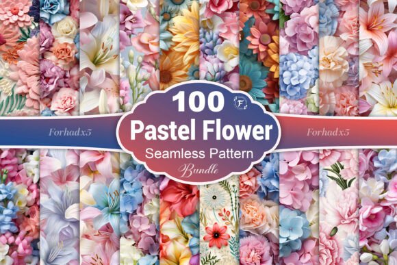 Evaluating the 3D Pastel Flower Seamless Pattern for Modern Design Projects