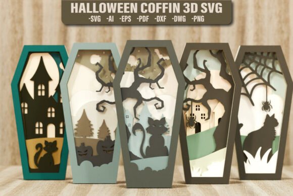 Evaluating the Halloween Coffin 3D SVG Layered BUNDLE for Your Crafting Projects