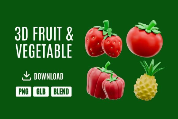 Fresh 3D Fruit Vegetable Icons Pack 5: A Practical Evaluation