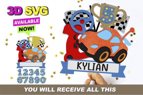 RC Car Cake Topper 3D SVG: A Maker's Guide