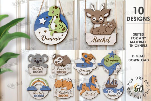 Understanding the 3D Layered Kids Room Signs Bundle for Custom Decor