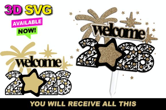 Welcome New Year 2026 3D SVG: A Practical Asset Evaluation